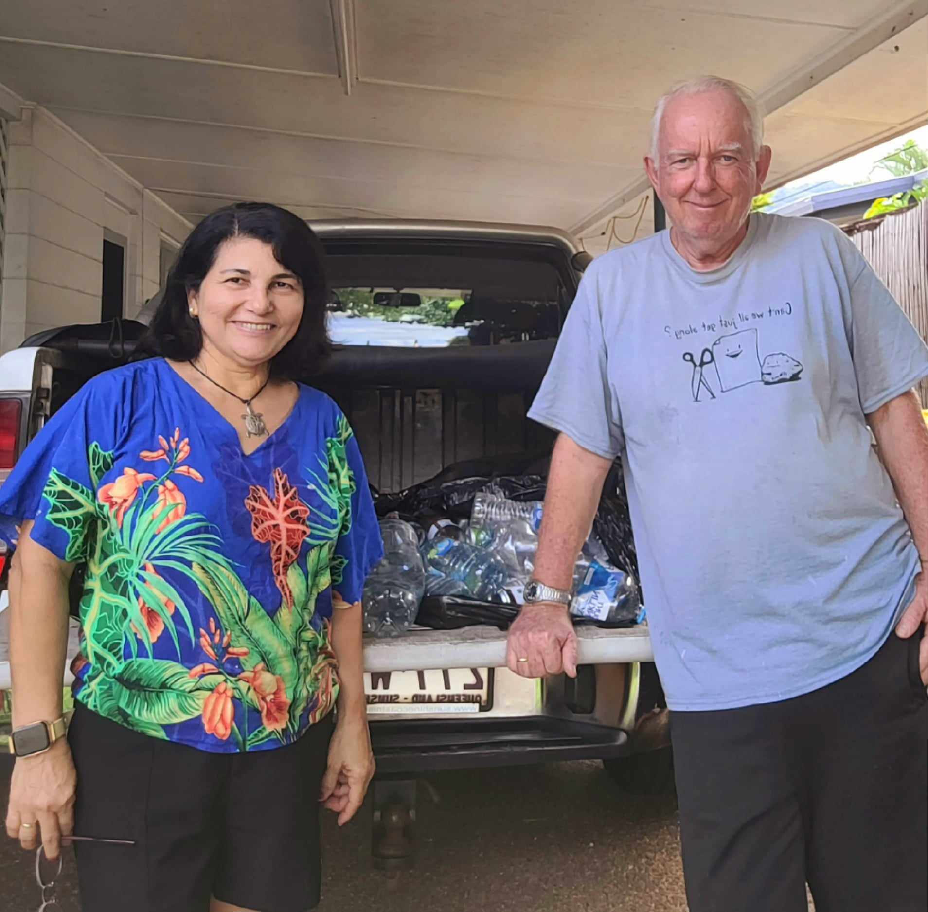 Australia_Delma Albuquerque and Adrew Smart are recycling rubbish to support refugees