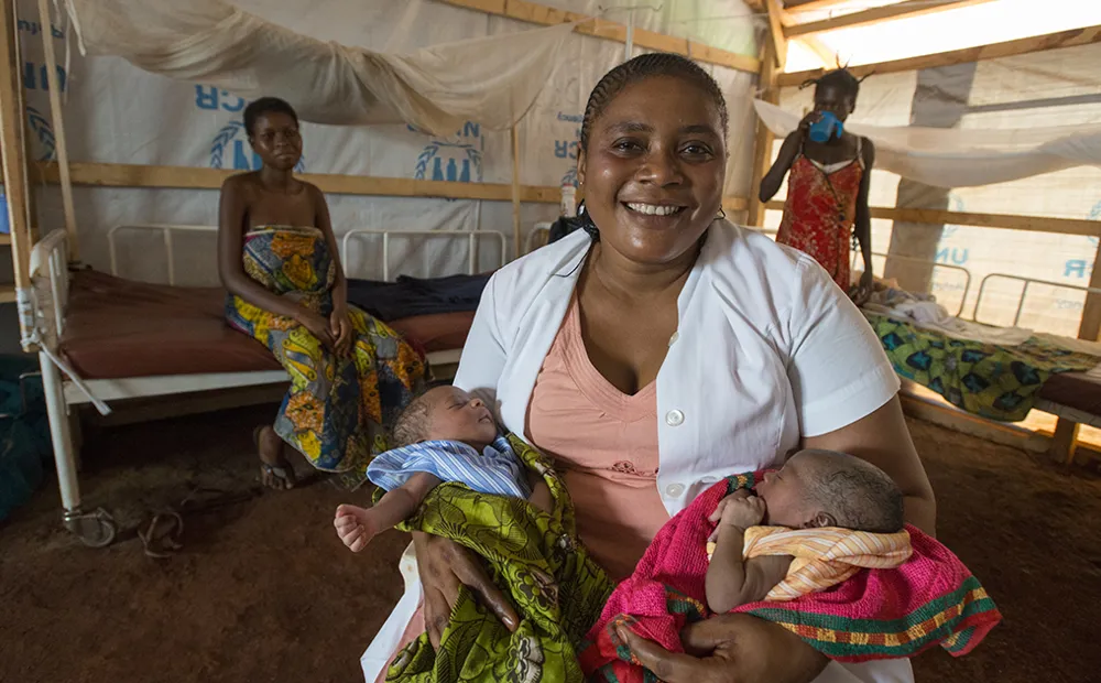 A pop-up health centre