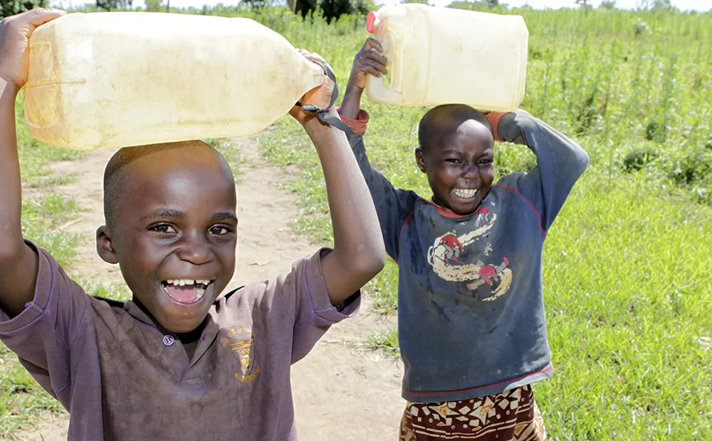 Four months of clean water