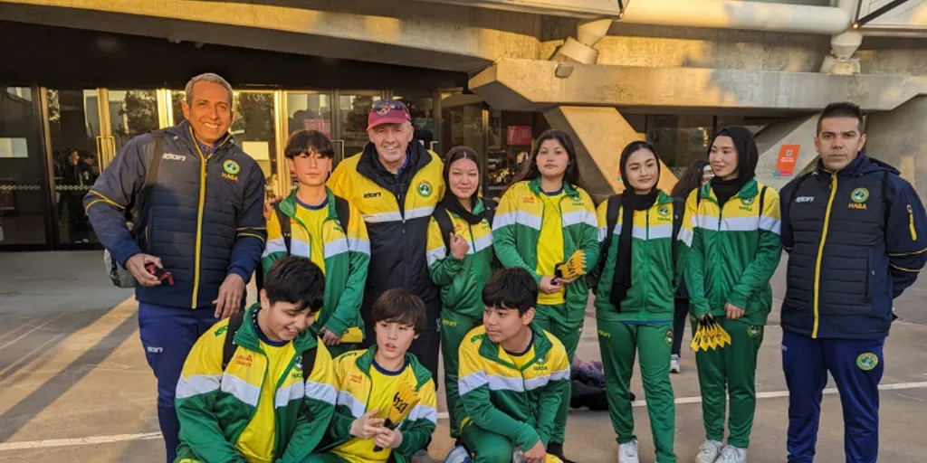 Australia. HASA refugee football players