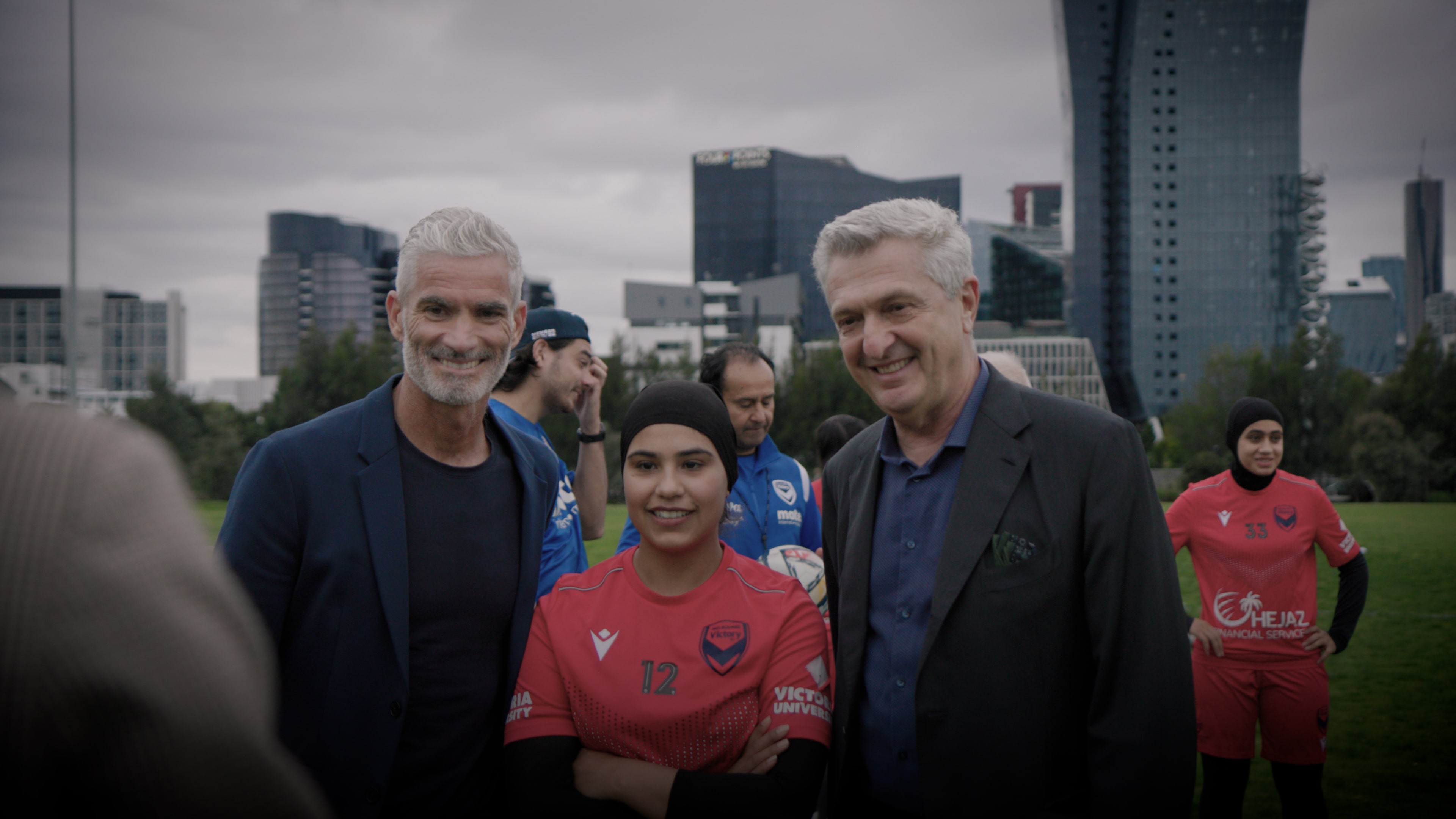 Australia. Craig Foster And UN High Commissioner For Refugees, Filippo Grandi, Meet Members Of The Afghan Women’S National Football Team