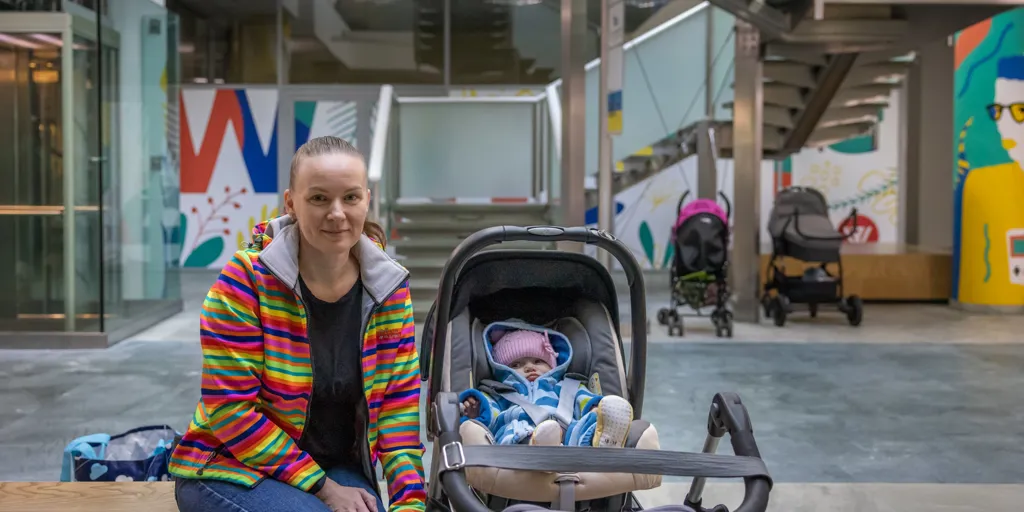 Poland. Ukranian Refugees In Poland Receive Winter Support