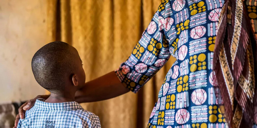 Uganda_Ingabire-With-Foster-Carer-Shukuru