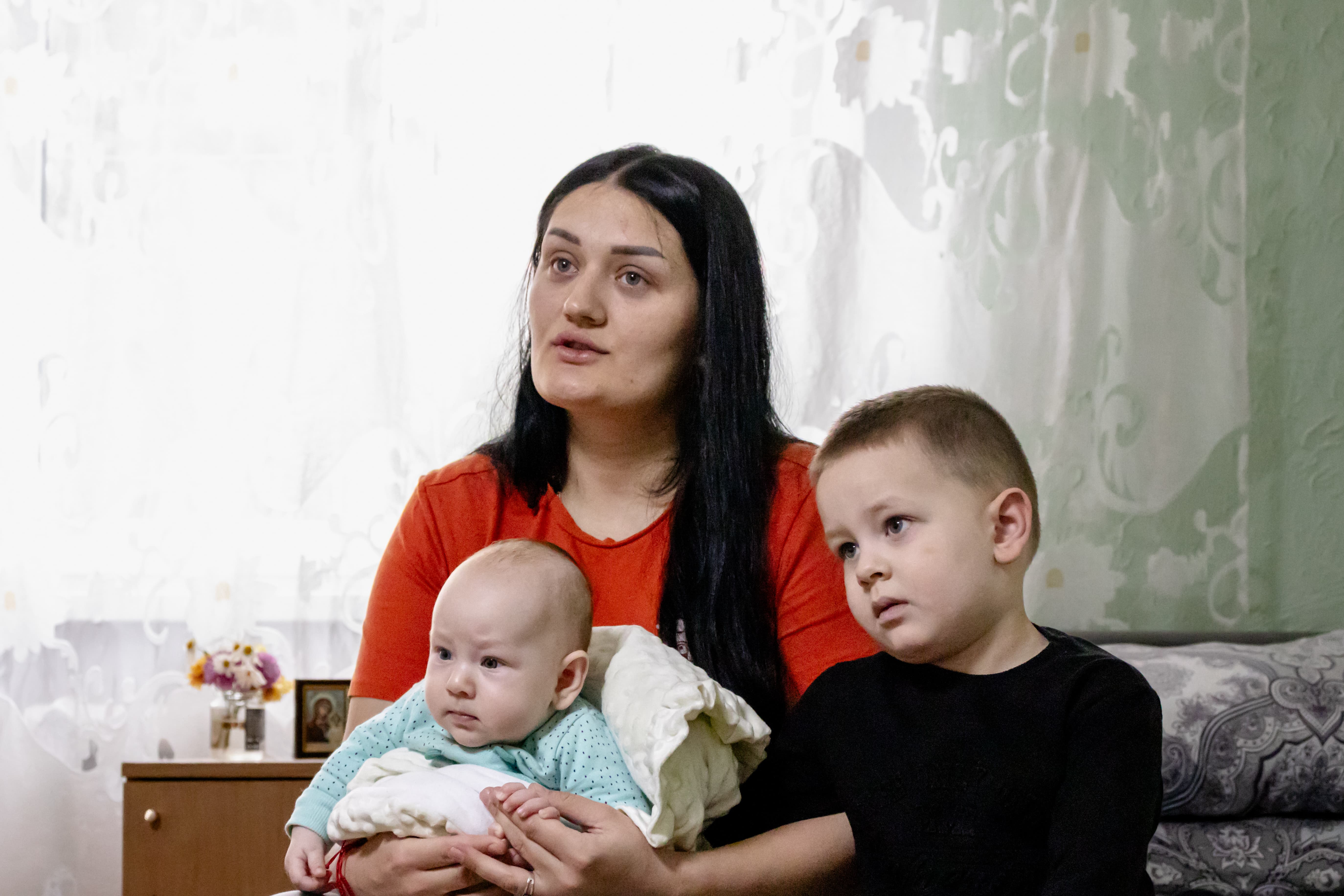 Moldova. Refugee Accommodation Centre #207 Provides Shelter, Safety And Warmth For Ukrainian Refugees Like Natalia And Her Children.