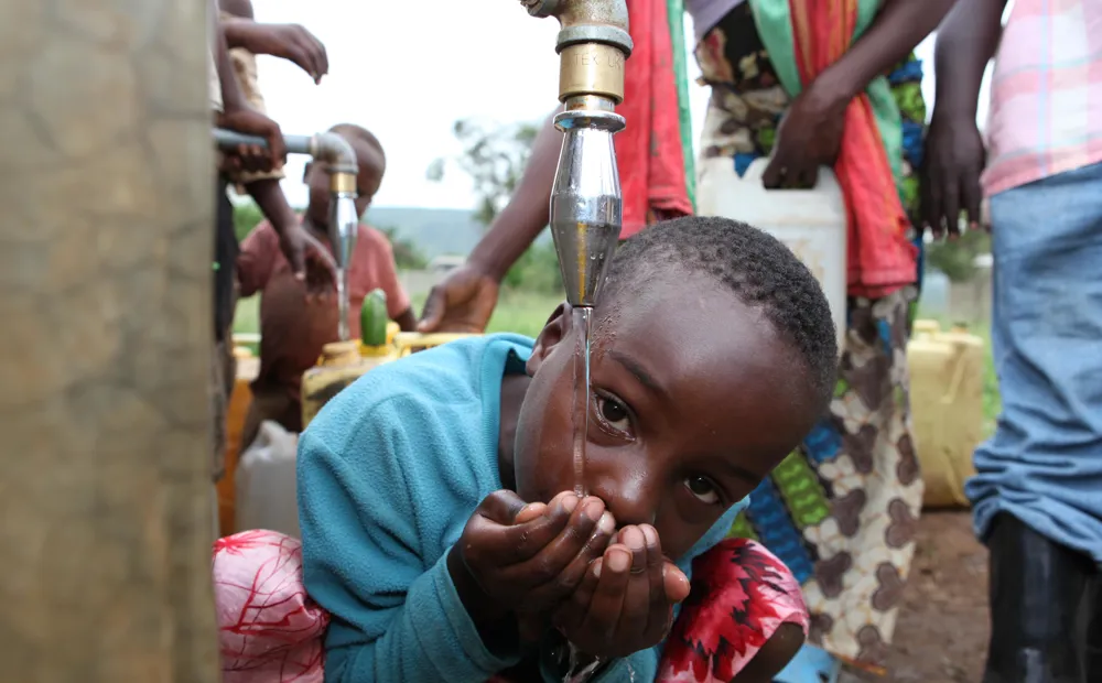 One year of clean water