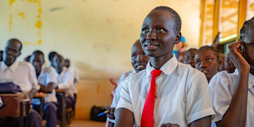 Ayor Athian Akech, student at Kakuma Secondary School