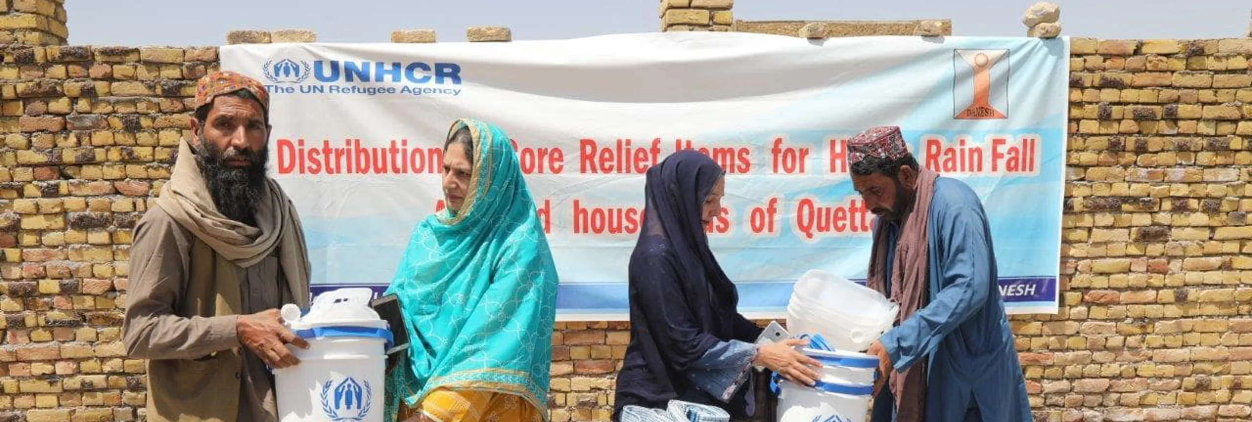Pakistan_UNHCR provides emergency relief support in flood-stricken Balochistan