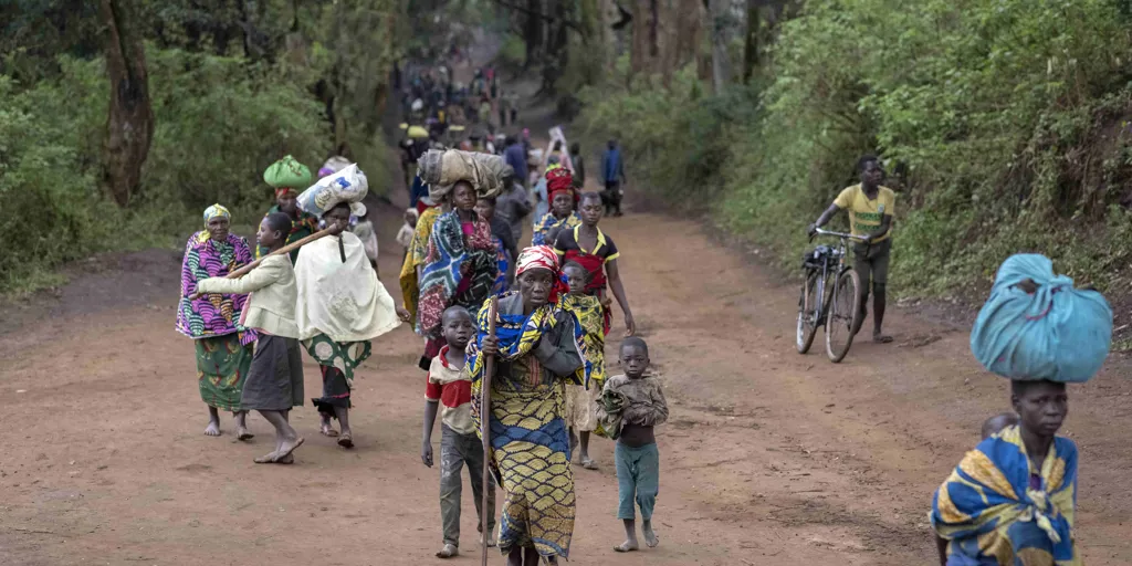 Democratic Republic Of The Congo_ Idps-Walk-Back-To-Plain-Savo