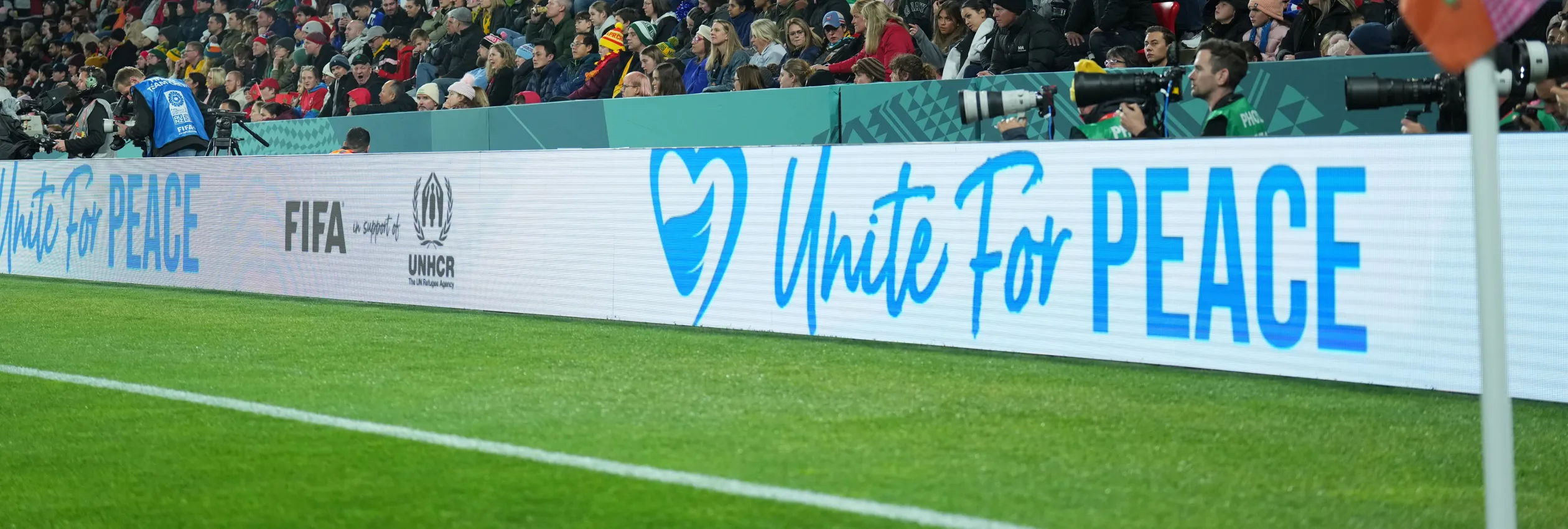 Australia. FIFA unites for peace at WWC