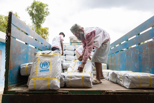 Small Bangladesh. UNHCR Core Relief Supplies At Cox’S Bazar, Bangladesh, Intended For Distribution To Flood Affected Refugees And Host Communities