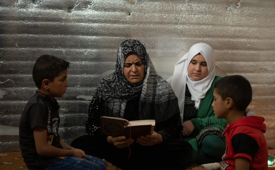 Jordan_Syrian Refugees Mark Ramadan In Azraq Camp